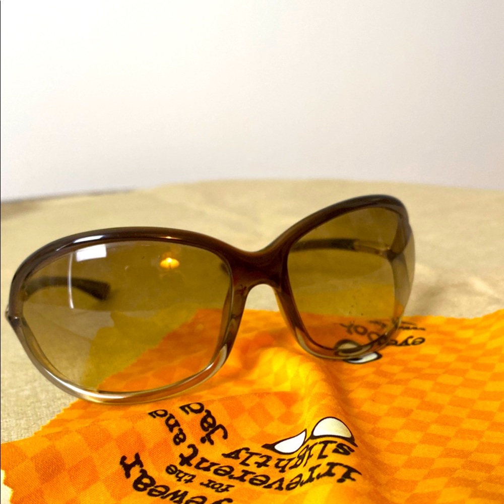 Tom Ford Brown Oversized Sunglasses
